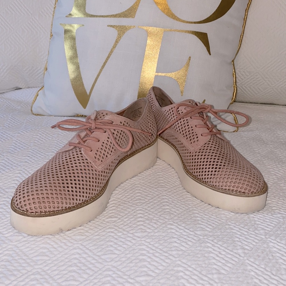 Fun lace up platform sneaker